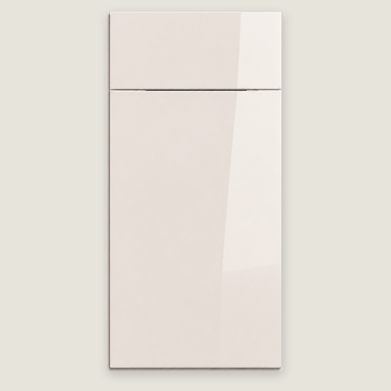 Luxe Cashmere cabinet door by Deluxe Wood Cabinetry