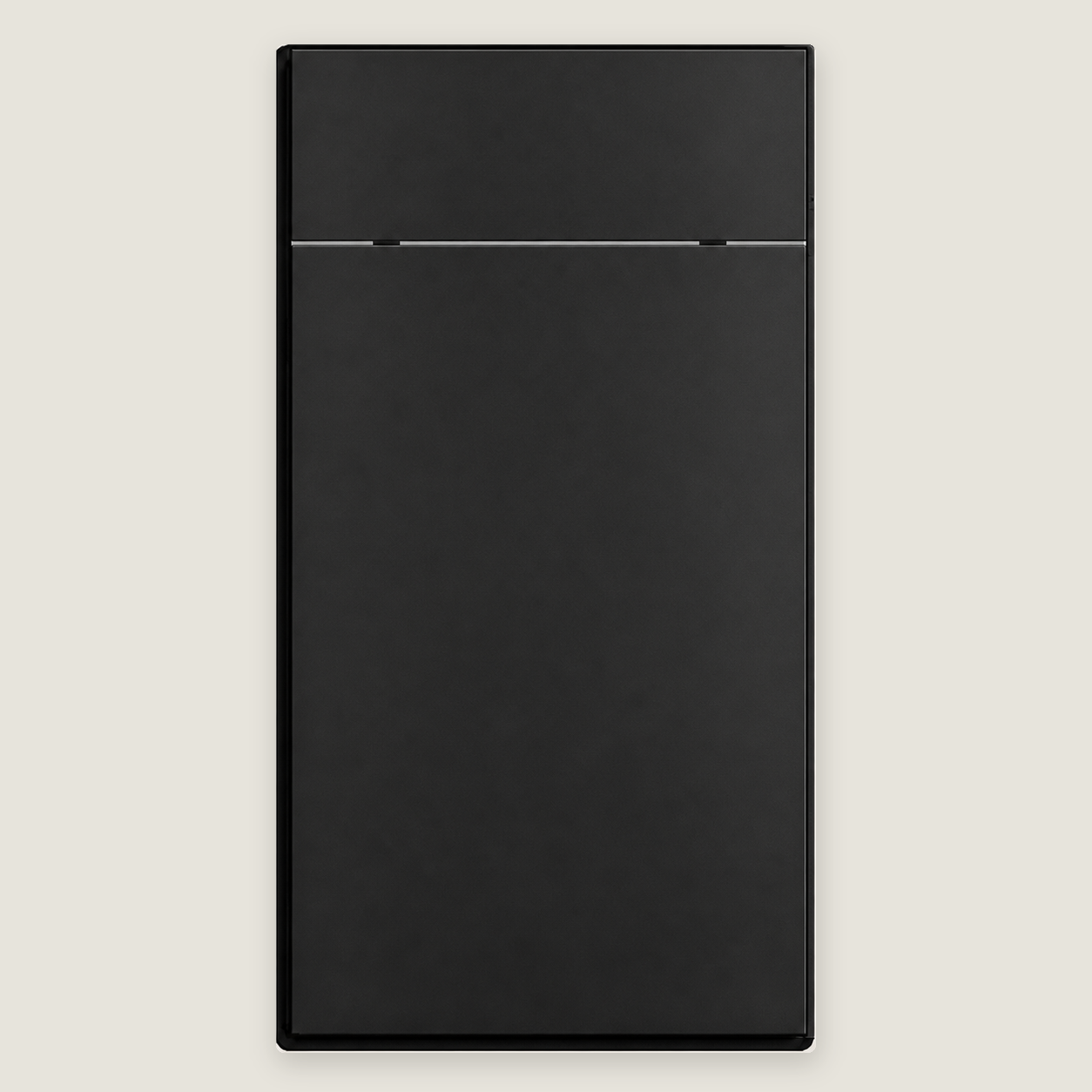 Zenit Black cabinet door by Deluxe Wood Cabinetry