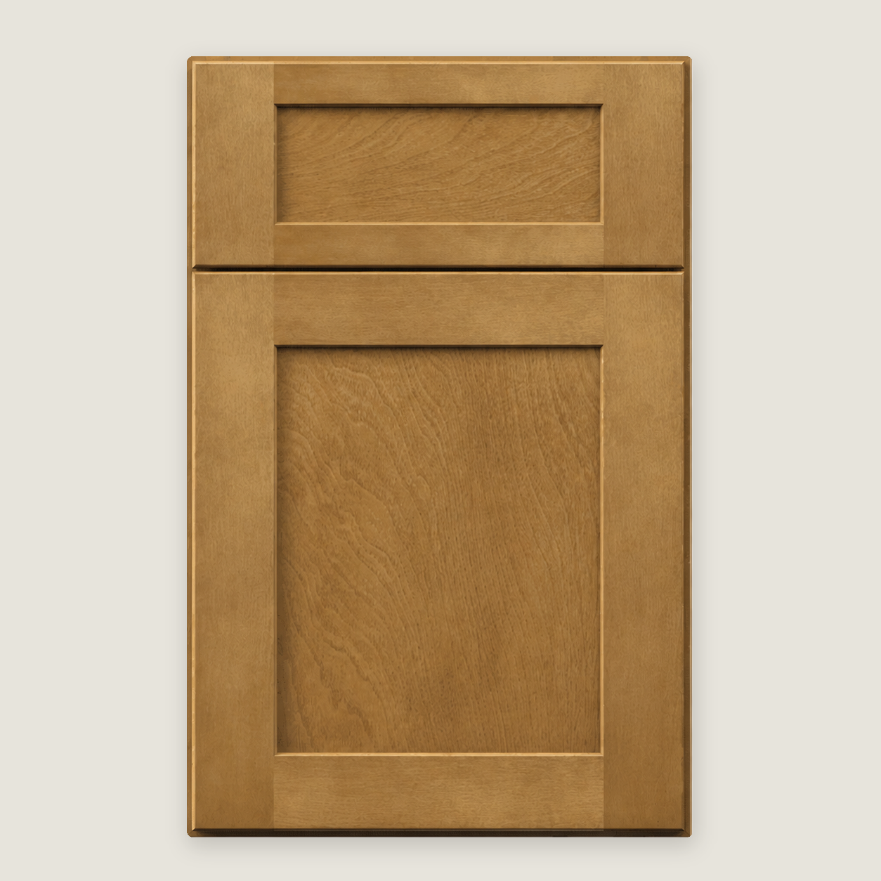 Legacy Shaker Ashleaf cabinet door by Deluxe Wood Cabinetry