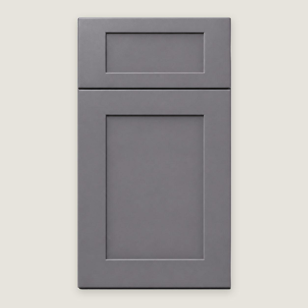 Liberty Shaker Grey cabinet door by Deluxe Wood Cabinetry