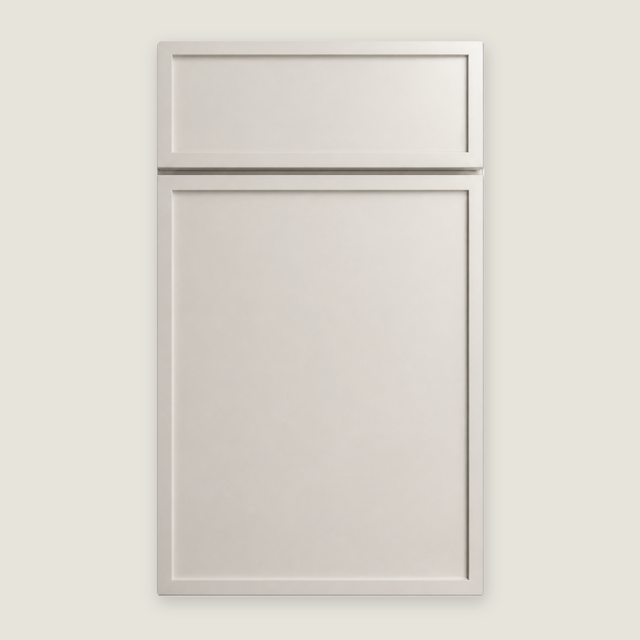 Liberty Slim Shaker Dune cabinet door by Deluxe Wood Cabinetry